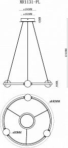 Подвесной светильник MyFar Victory MR1131-PL