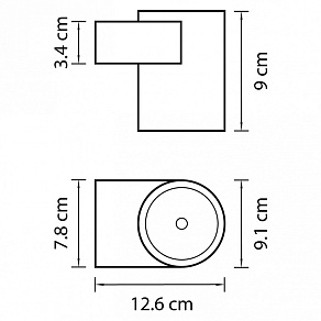 Накладной светильник Lightstar Paro LED 360674