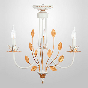 Подвесная люстра Eurosvet Flora 60023/3 белый с золотом