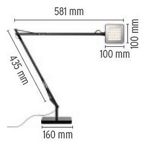 Настольная лампа офисная Imperiumloft Kelvin F3311030