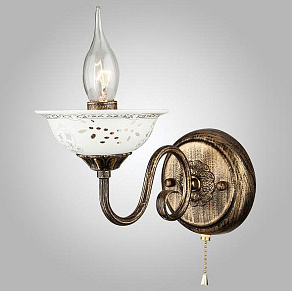 Бра Eurosvet 60049 60049/1 черный с золотом