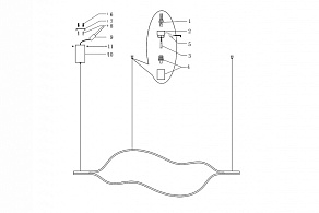 Подвесной светильник Imperiumloft Tape Light TRUDY01