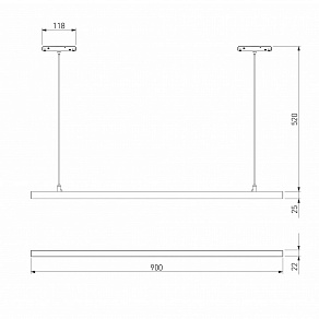 Подвесной светильник Elektrostandard Slim Magnetic a064802