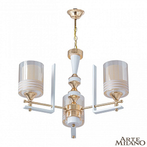 Подвесная люстра Arte Milano Florentia-6087 306087/3 Wh/Gd