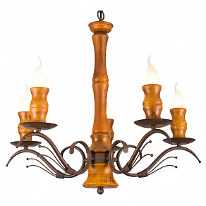 Подвесная люстра Arte Lamp Legno A6742LM-5BR