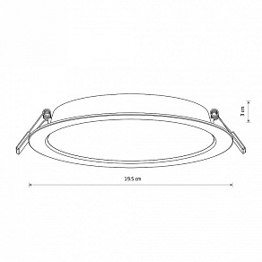 Встраиваемый светильник Nowodvorski Mykonos Led 10542