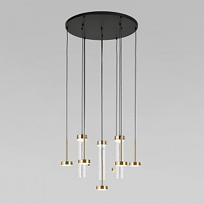 Подвесная люстра Eurosvet Quarzo 301102 LED латунь