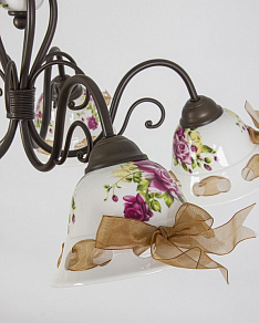 Люстра на штанге Abrasax Emilia MDK9424/5B Coffee