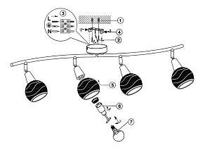 Спот Globo Elliott 54341-4
