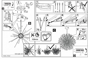 Подвесной светильник Eglo Vivaldo 1 39256