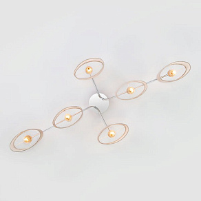 Потолочная люстра Eurosvet Elipse 60083/6 хром