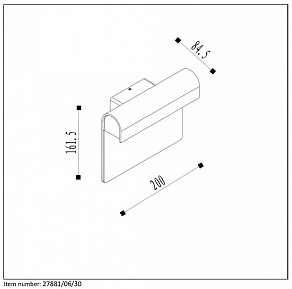 Накладной светильник Lucide Thesi Led 27881/06/30