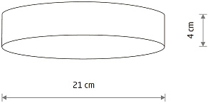 Накладной светильник Nowodvorski Lid Round Led 10408