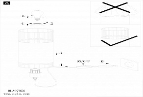 Настольная лампа декоративная Eglo ПРОМО Norumbega 97956