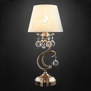 Настольная лампа декоративная Eurosvet Eileen 1448/1T античная бронза Strotskis настольная лампа