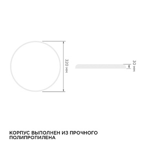 Накладной светильник Apeyron Electrics  18-144