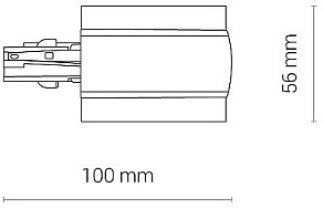 Токопровод правый Nowodvorski Ctls Power 8690