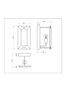 Бра Moderli Rizar V10472-1W