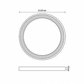 Накладной светильник Volpe ULW-Q281 UL-00012355