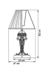 Настольная лампа декоративная Osgona Ampollo 786922