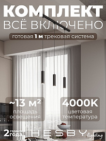 Комплект трековый Hesby Lighting Skylite №12 HSBL_kompl_S012_NI1B4K