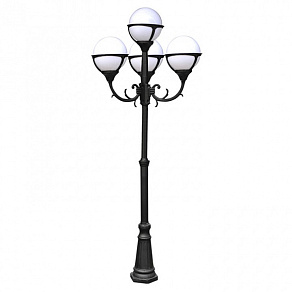 Фонарный столб Arte Lamp Monaco A1497PA-4BK