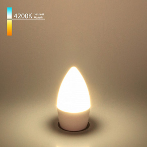 Лампа светодиодная Elektrostandard Свеча E27 6Вт 4200K BLE2737
