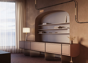 Модульный светильник Maytoni Points C101CL-L1000-24W3-6K-B