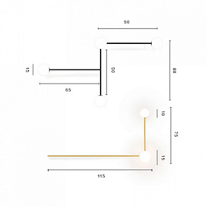 Накладной светильник Imperiumloft LINES LINES-13