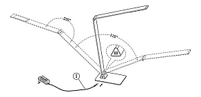 Настольная лампа офисная Globo Estelar 58231