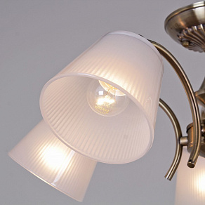 Люстра на штанге ILLUMICO  IL0910-5CSQ-26 AB ELITE