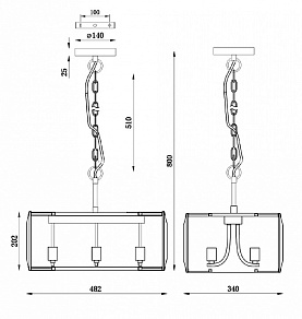 Подвесной светильник Maytoni Cerezo MOD202-06-N