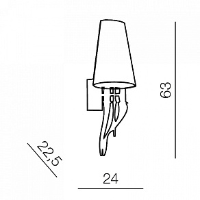 Бра Azzardo Diablo AZ1343