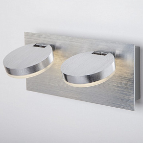 Спот Eurosvet Cover 20004/2 алюминий 10W