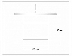 Накладной светильник Ambrella Light TA TA1445