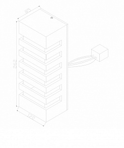 Накладной светильник Maytoni Remsa O034WL-02B