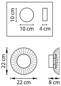 Накладной светильник Lightstar Celesta 809013