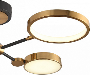 Потолочная люстра Natali Kovaltseva LOFT LED LED LAMPS 81102/4C BRASS BLACK