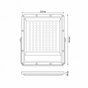 Настенно-потолочный прожектор Uniel ULF-F51D UL-00012759