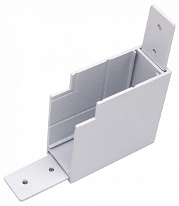 Соединитель угловой L-образный для треков накладных Lightstar Teta 505136-ALU