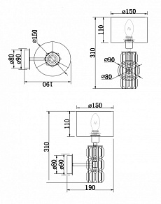 Бра Maytoni Talento DIA008WL-01CH