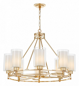 Подвесная люстра LUMINA DECO Marietta LDP 8025-8 F.GD+WT