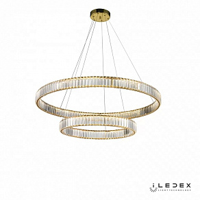 Подвесной светильник iLedex Woodstock 10920P/2-60W-3000K (10/6) GL-CL