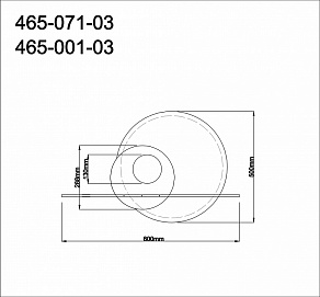 Накладной светильник Velante 465 465-001-03