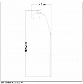 Торшер Lucide Shadi 03717/01/30