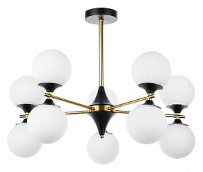 Люстра на штанге Arte Lamp Mimosa A3649PL-10PB