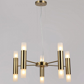 Подвесная люстра ILLUMICO BRASS IL0314-10P-79 BRASS