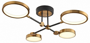 Потолочная люстра Natali Kovaltseva LOFT LED LED LAMPS 81102/4C BRASS BLACK