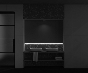 Накладной светильник Maytoni Basis Grid TR084-1-6W4K-W