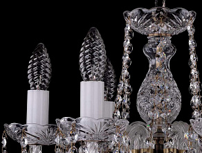 Подвесная люстра Bohemia Ivele Crystal 1402 1402/6/141/Pa